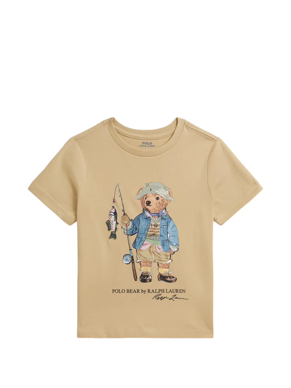 POLO RALPH LAUREN KIDS T-shirt con stampa - Toni neutri