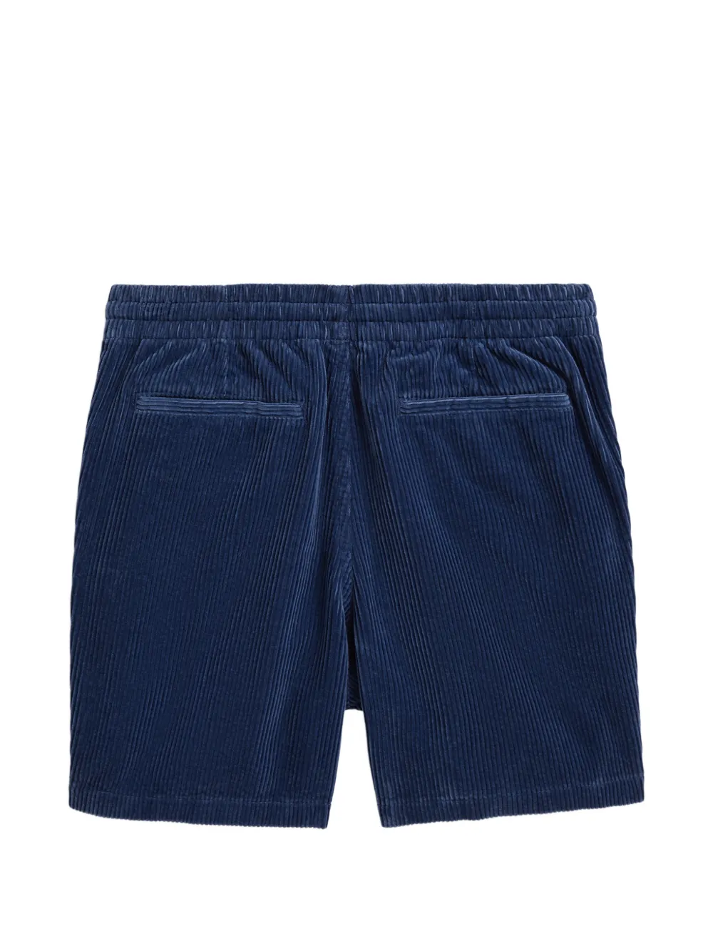 POLO RALPH LAUREN KIDS Katoenen ribfluwelen shorts met borduurwerk Blauw