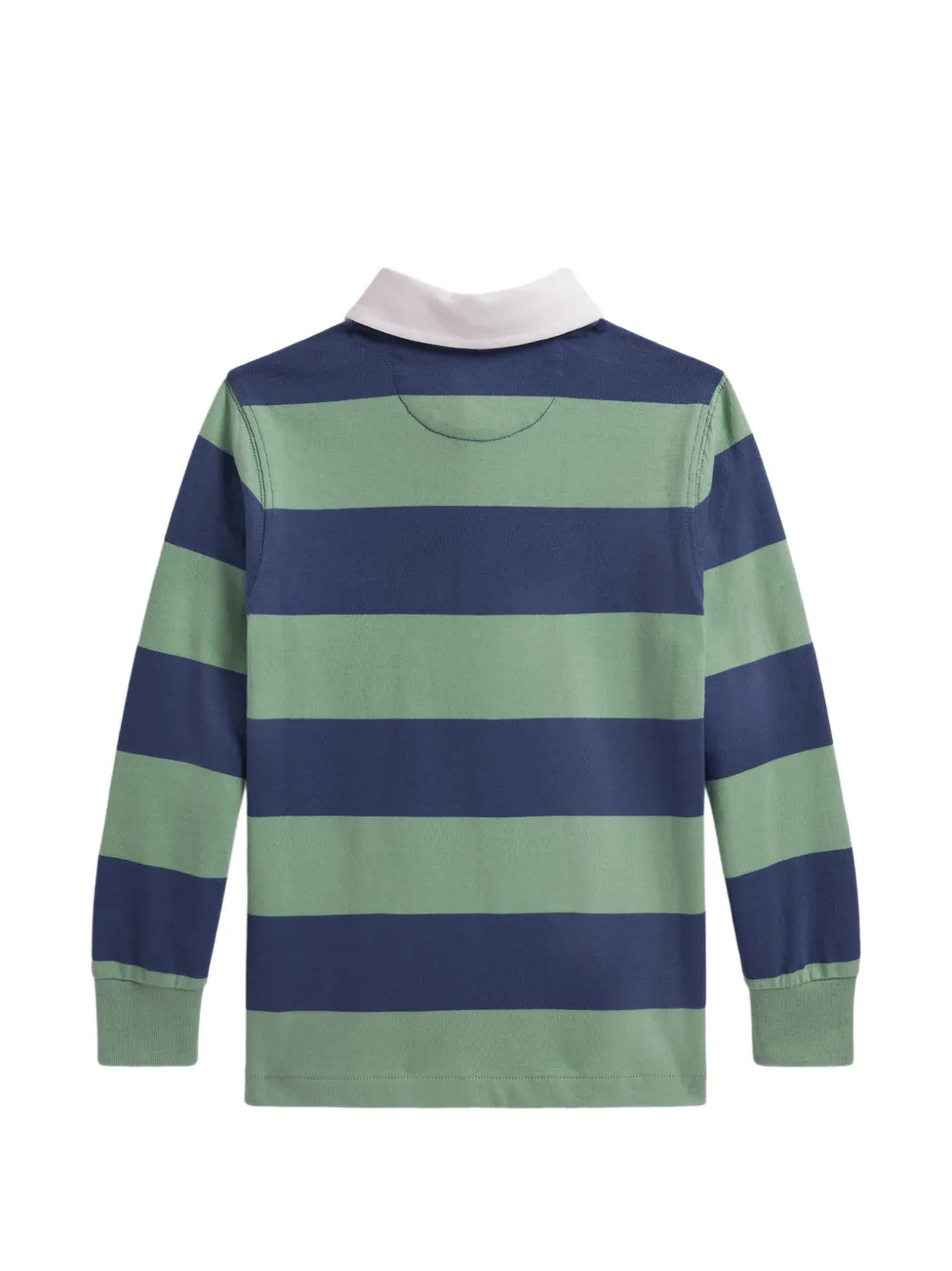 POLO RALPH LAUREN KIDS Gestreept poloshirt Groen