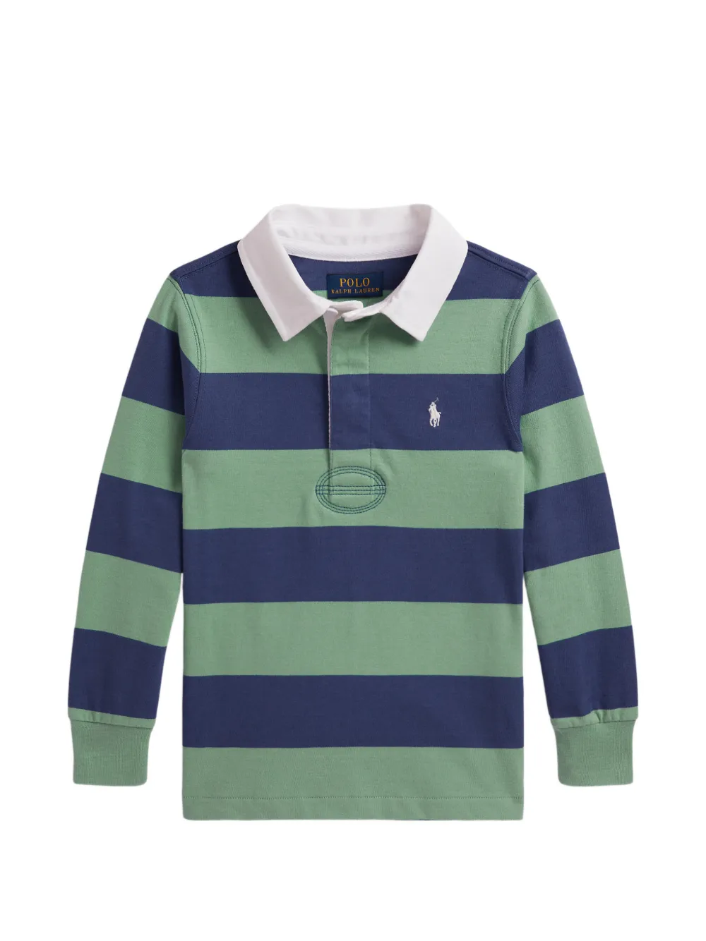 POLO RALPH LAUREN KIDS Polo a righe - Verde