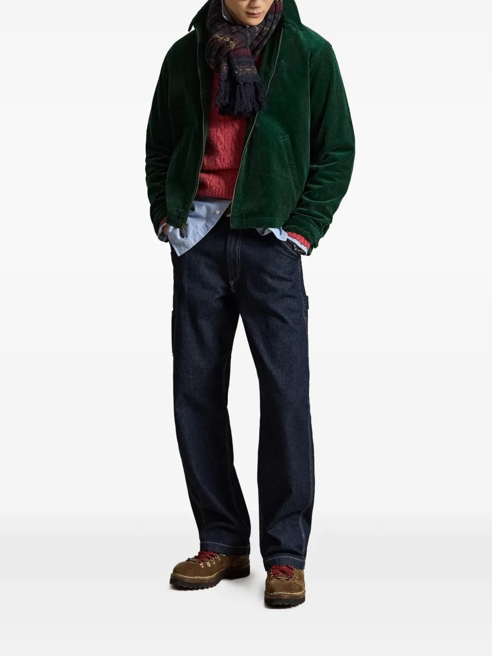 Polo Ralph Lauren Wynton ribfluwelen jack Groen