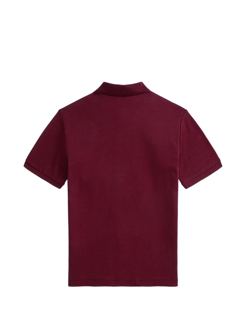 POLO RALPH LAUREN KIDS Geribbeld poloshirt met borduurwerk Rood