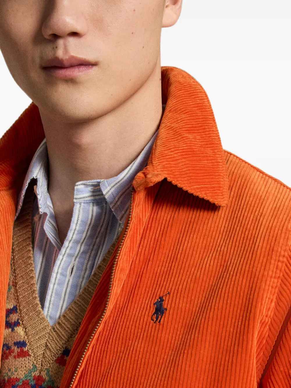 Polo Ralph Lauren Wynton ribfluwelen jack Oranje