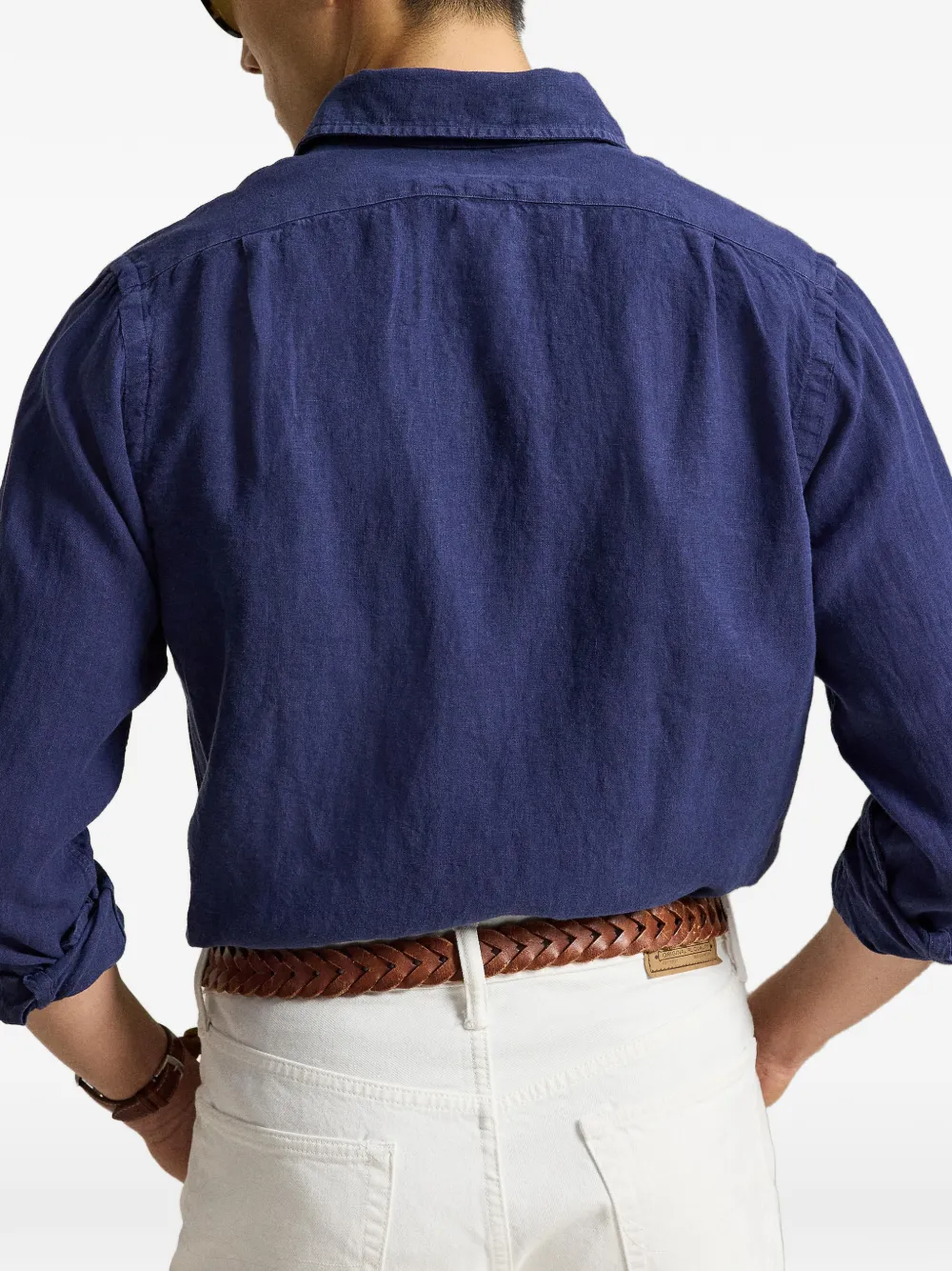 Polo Ralph Lauren Overhemd met Pony-borduurwerk Blauw