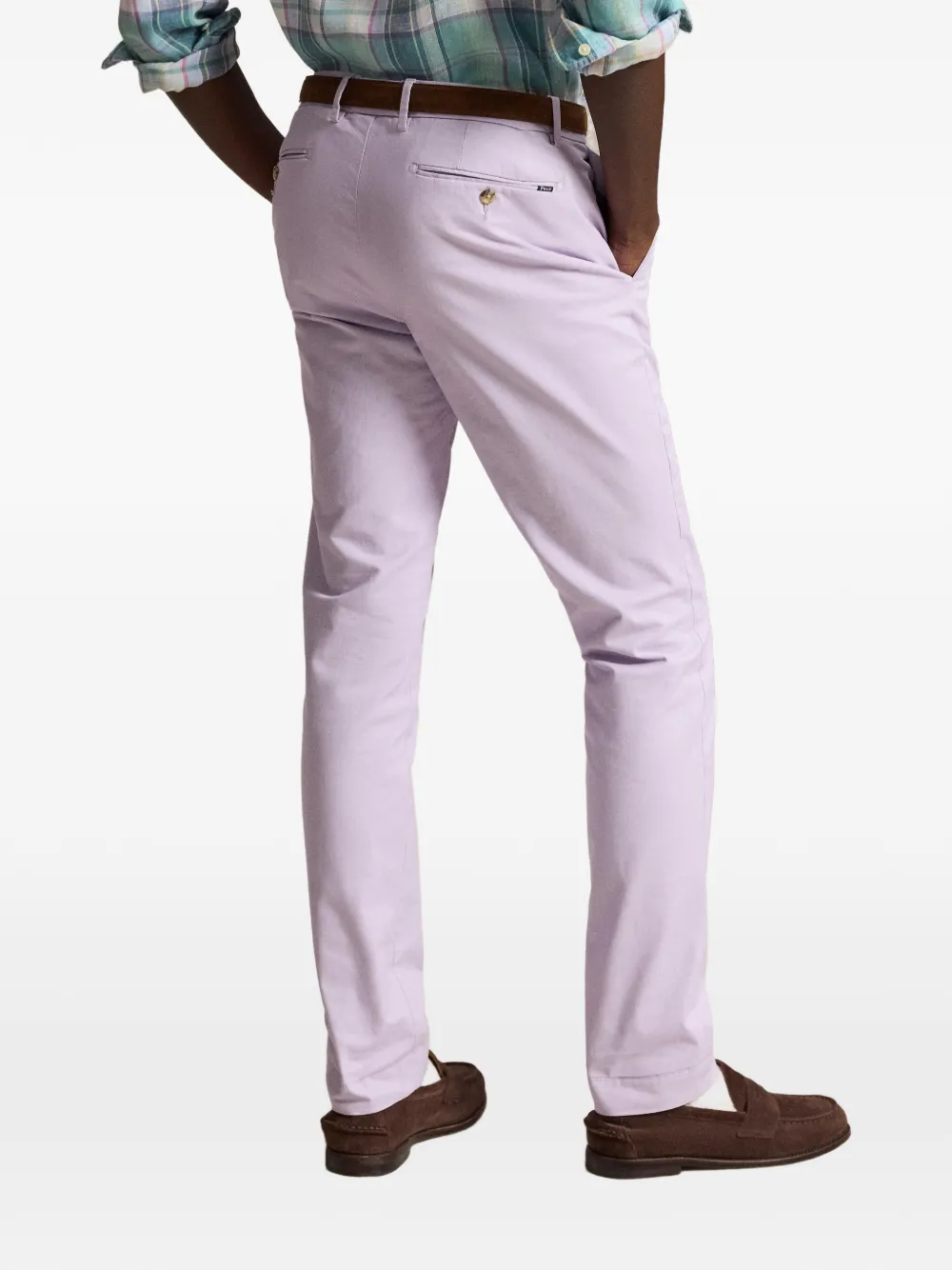 Polo Ralph Lauren Greenwich slim-fit broek Paars