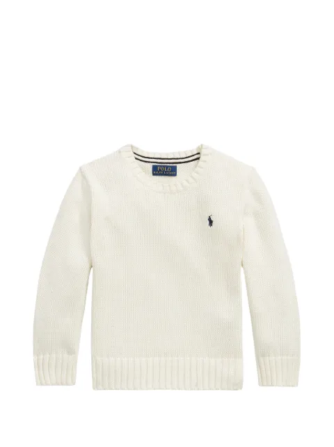 POLO RALPH LAUREN KIDS Pony sweater med rund hals