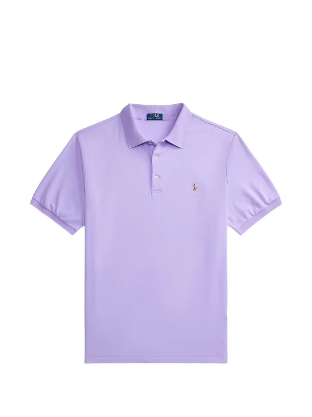 Polo Ralph Lauren Poloshirt mit Logo-Stickerei - Violett
