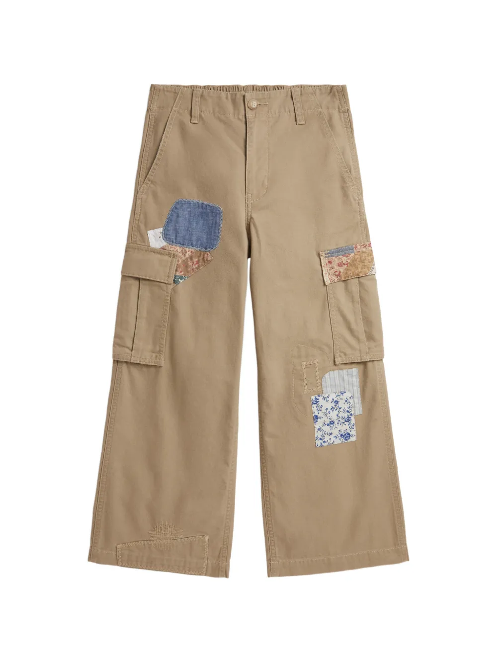 POLO RALPH LAUREN KIDS Cargo con bottoni - Marrone