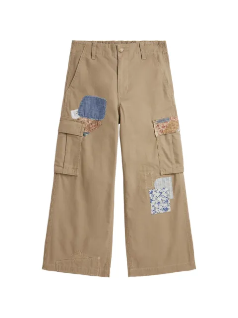 POLO RALPH LAUREN KIDS jeans cargo con botones