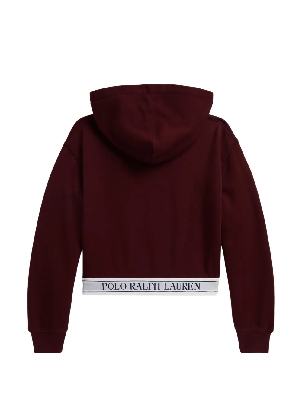 POLO RALPH LAUREN KIDS Cropped hoodie met logo-detail Rood