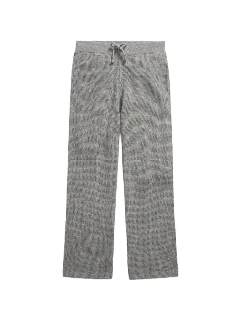 Polo Ralph Lauren pants de algodón y tejido gofrado con cordones
