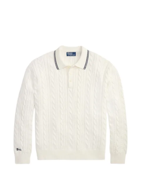 Polo Ralph Lauren cable-knit polo sweater