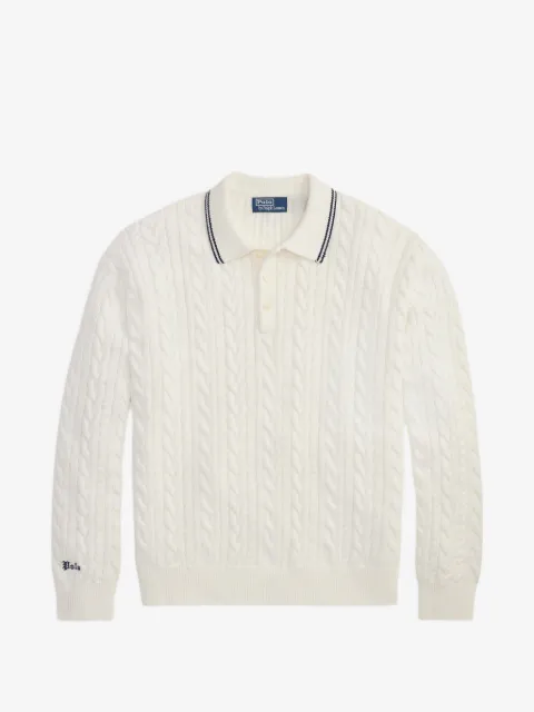 Polo Ralph Lauren cable-knit polo sweater
