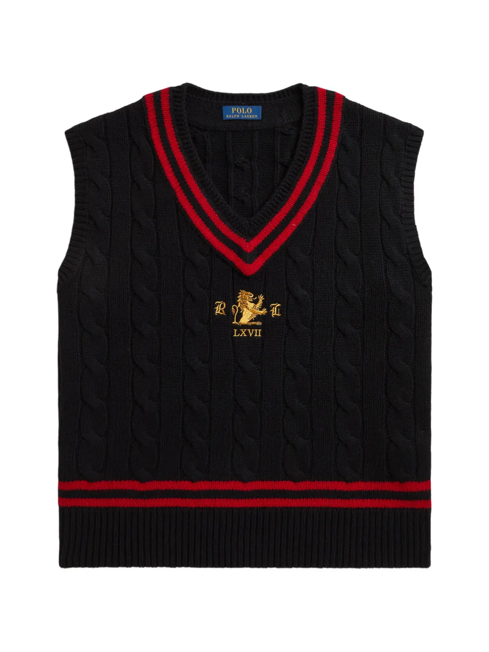Polo Ralph Lauren Maglione smanicato in lana - Nero