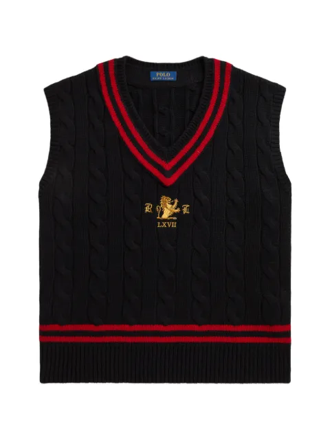 Polo Ralph Lauren wool cricket sleeveless jumper