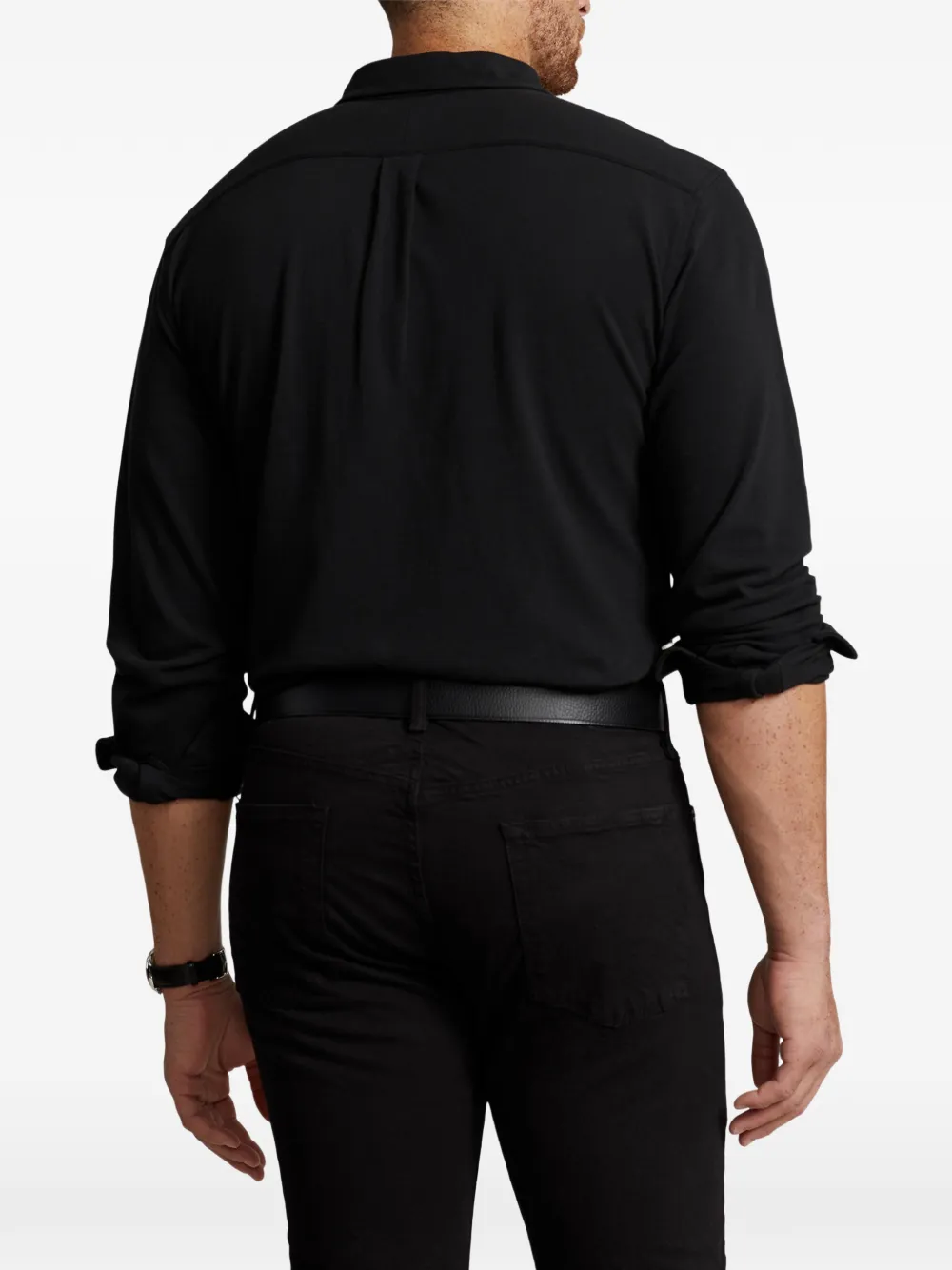 Polo Ralph Lauren Overhemd met geborduurd logo Zwart