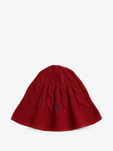 POLO RALPH LAUREN KIDS cable-knit beanie hat