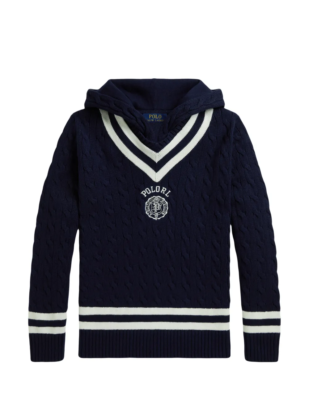 POLO RALPH LAUREN KIDS Maglione con scollo a V - Blu