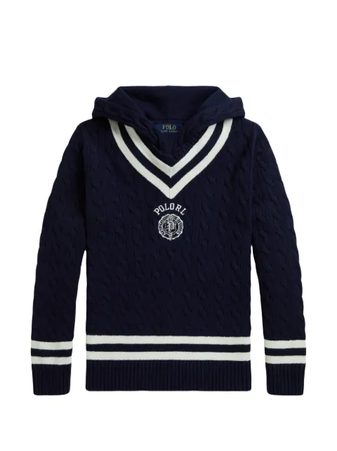 POLO RALPH LAUREN KIDS Pullover mit Zopfmuster