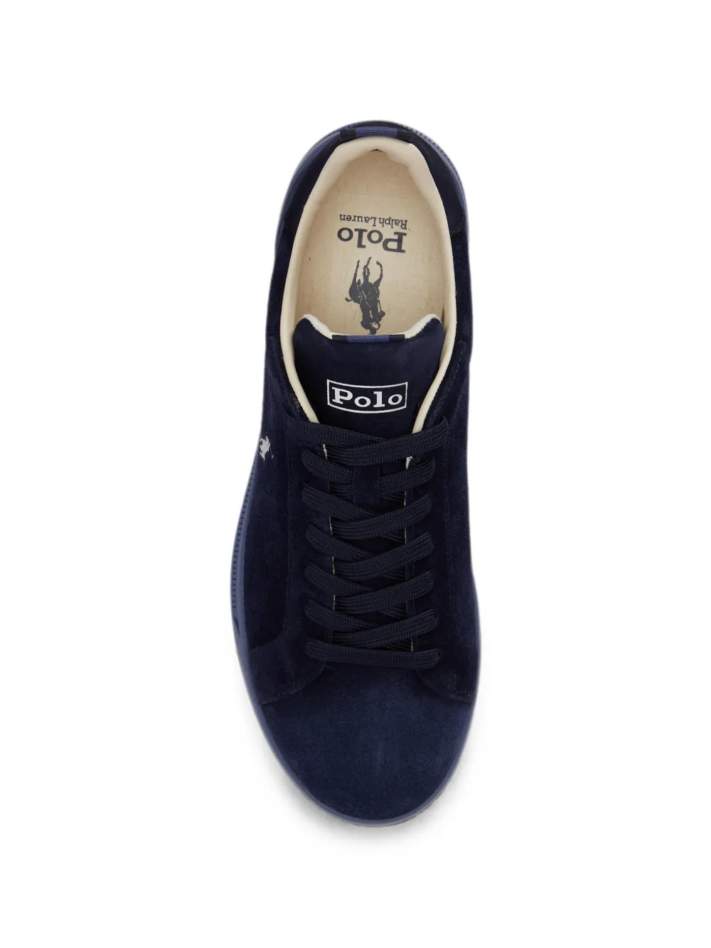 Polo Ralph Lauren Sneakers met geborduurd logo Blauw