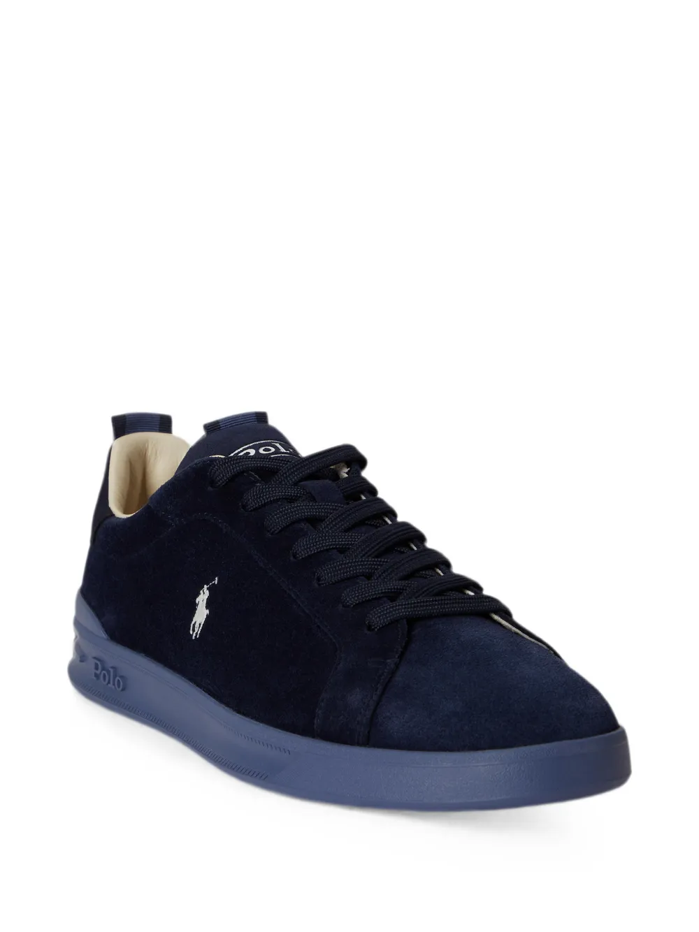 Polo Ralph Lauren Sneakers met geborduurd logo Blauw