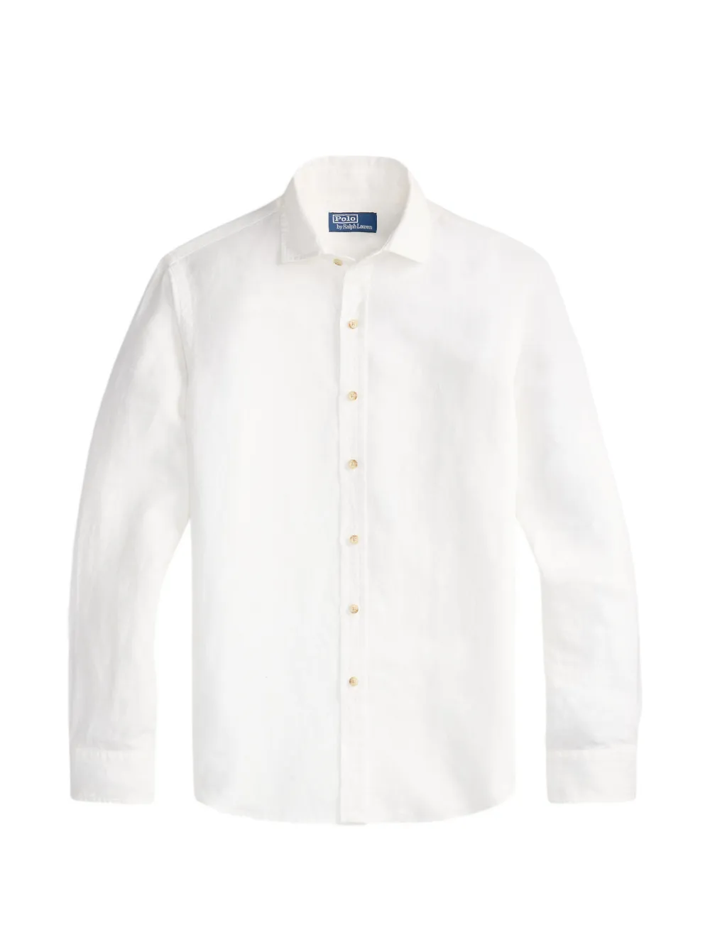 Polo Ralph Lauren Custom Fit Pony-embroidered linen shirt - Weiß