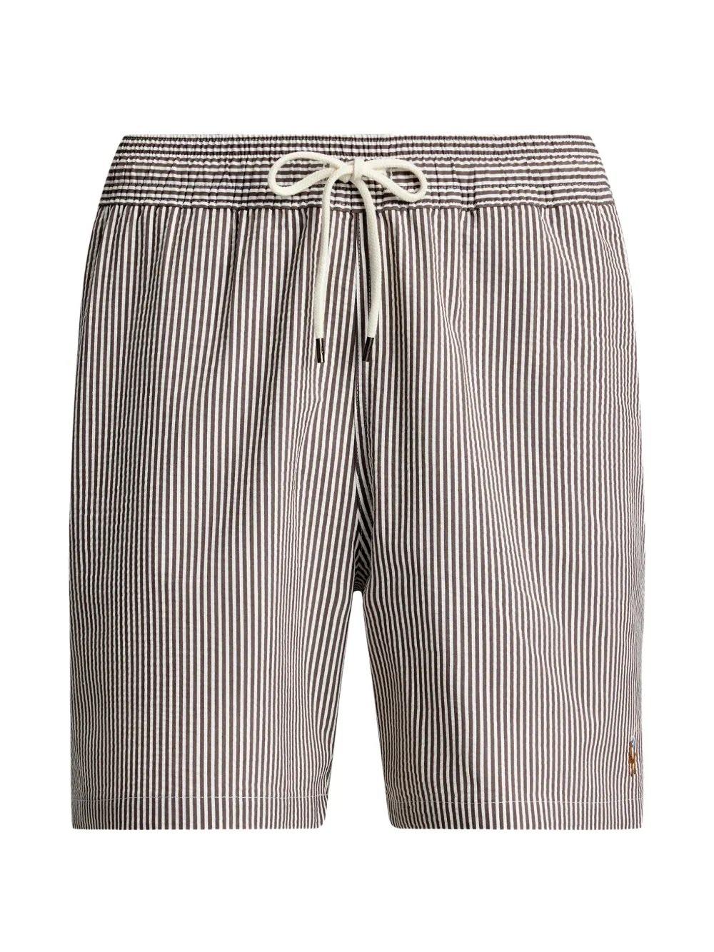 Polo Ralph Lauren striped seersucker swim trunks - Marrone