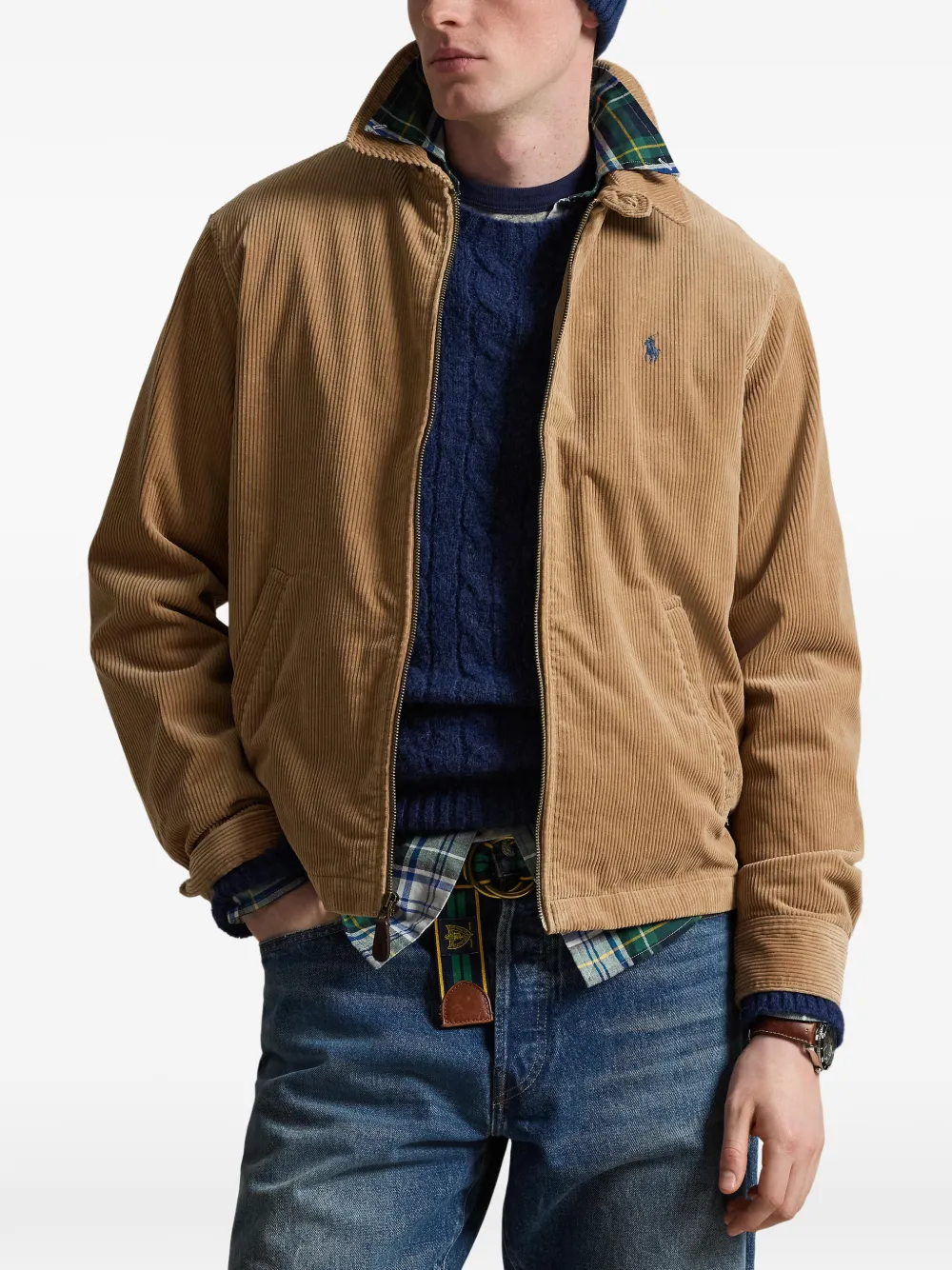 Polo Ralph Lauren The Wynton ribfluwelen jack Beige