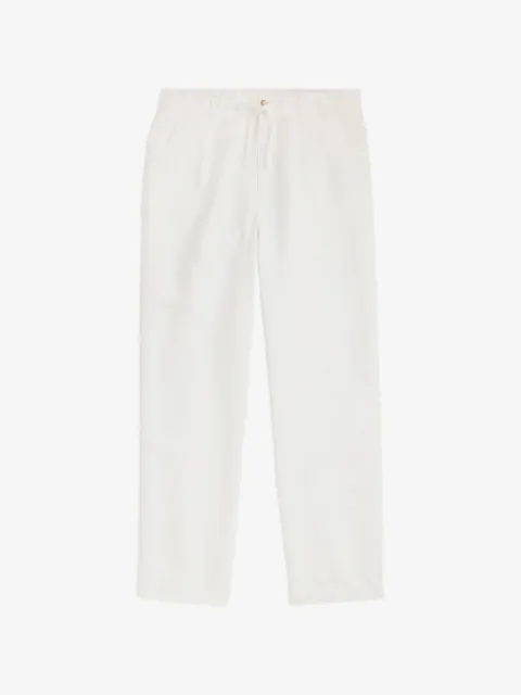 Polo Ralph Lauren pantalones plisados con cordones en la pretina