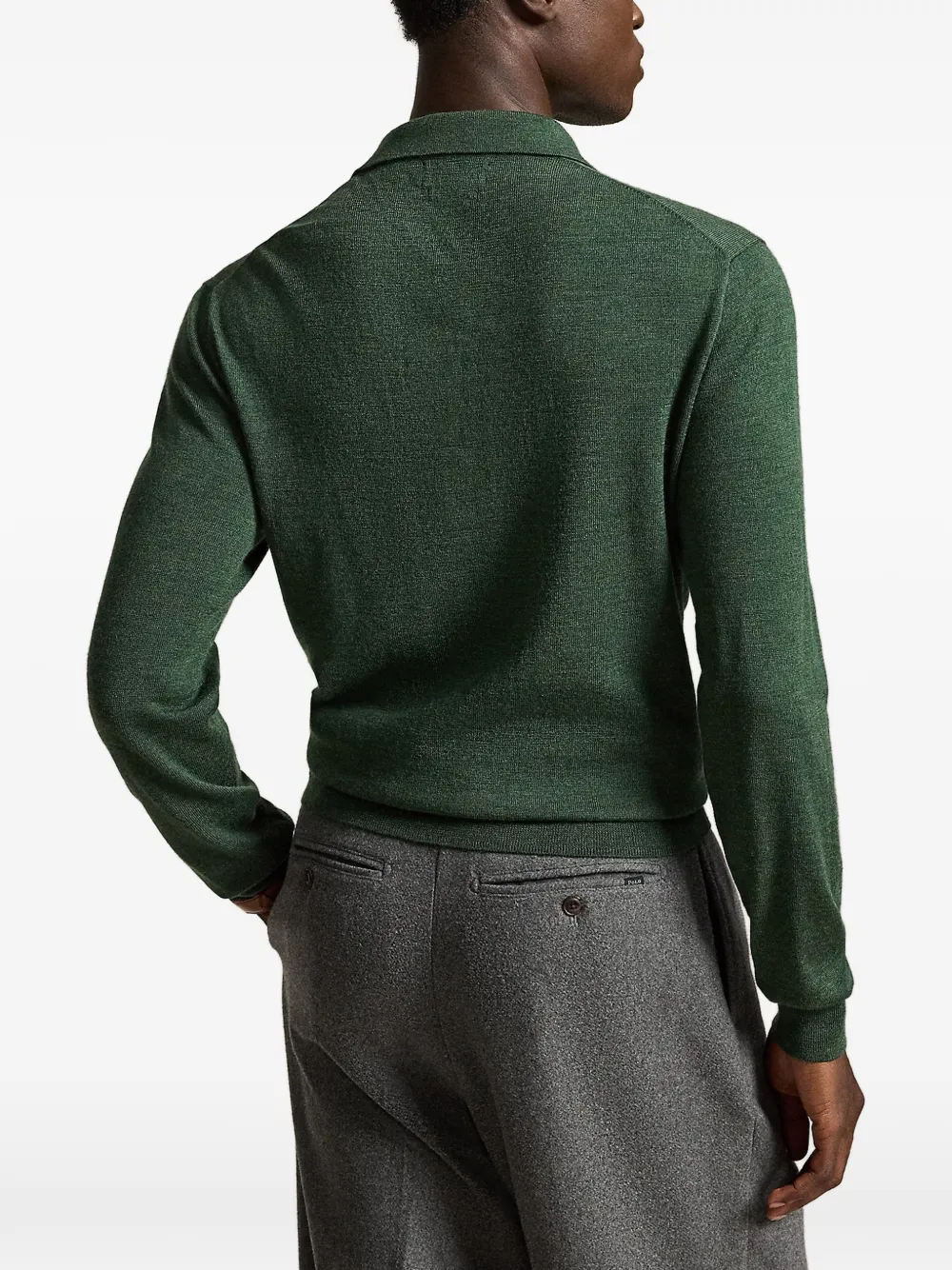 Polo Ralph Lauren Wollen trui met polokraag Groen