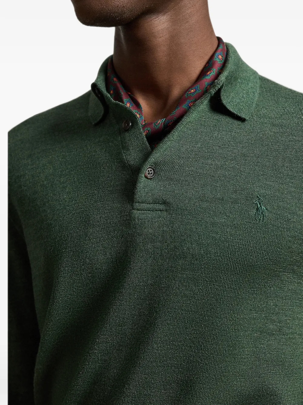 Polo Ralph Lauren Wollen trui met polokraag Groen