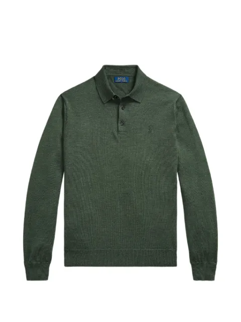 Polo Ralph Lauren jersey de lana lavable con cuello de polo