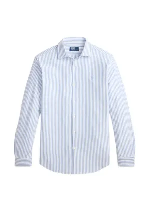 Polo Ralph Lauren Pony ストライプ リネンシャツ | ブルー | FARFETCH JP