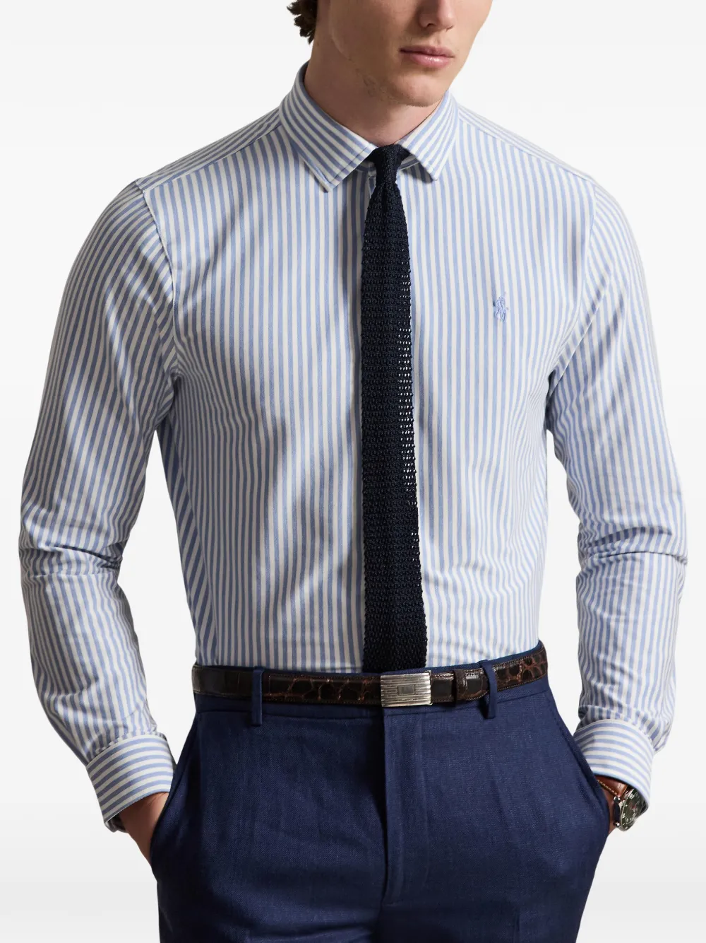 Polo Ralph Lauren Gestreept overhemd Blauw