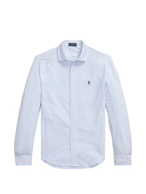 Polo Ralph Lauren stribet oxford-skjorte i strækbar strik