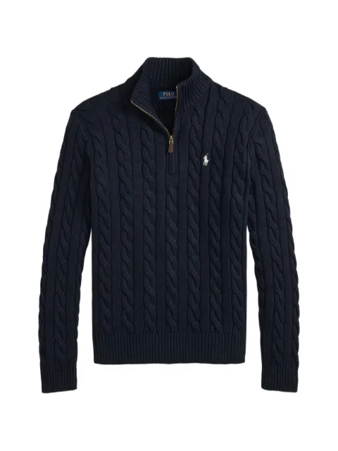 Polo Ralph Lauren cable-knit quarter-zip sweater