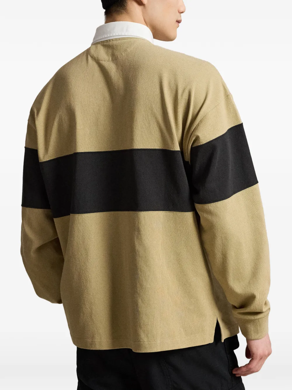 Polo Ralph Lauren Poloshirt met colourblocking Bruin