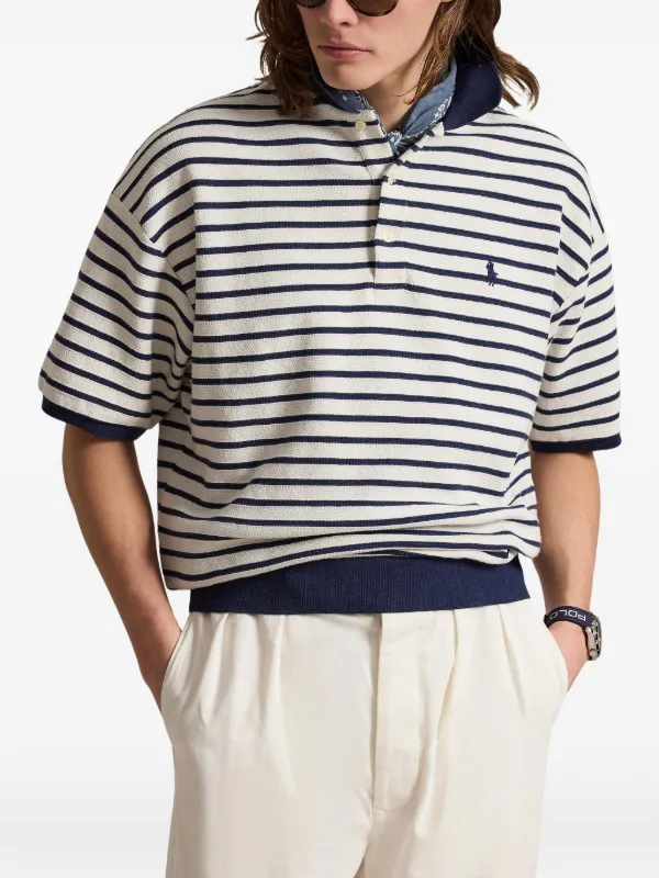 Polo Ralph Lauren ストライプ ポロシャツ | ニュートラル | FARFETCH JP