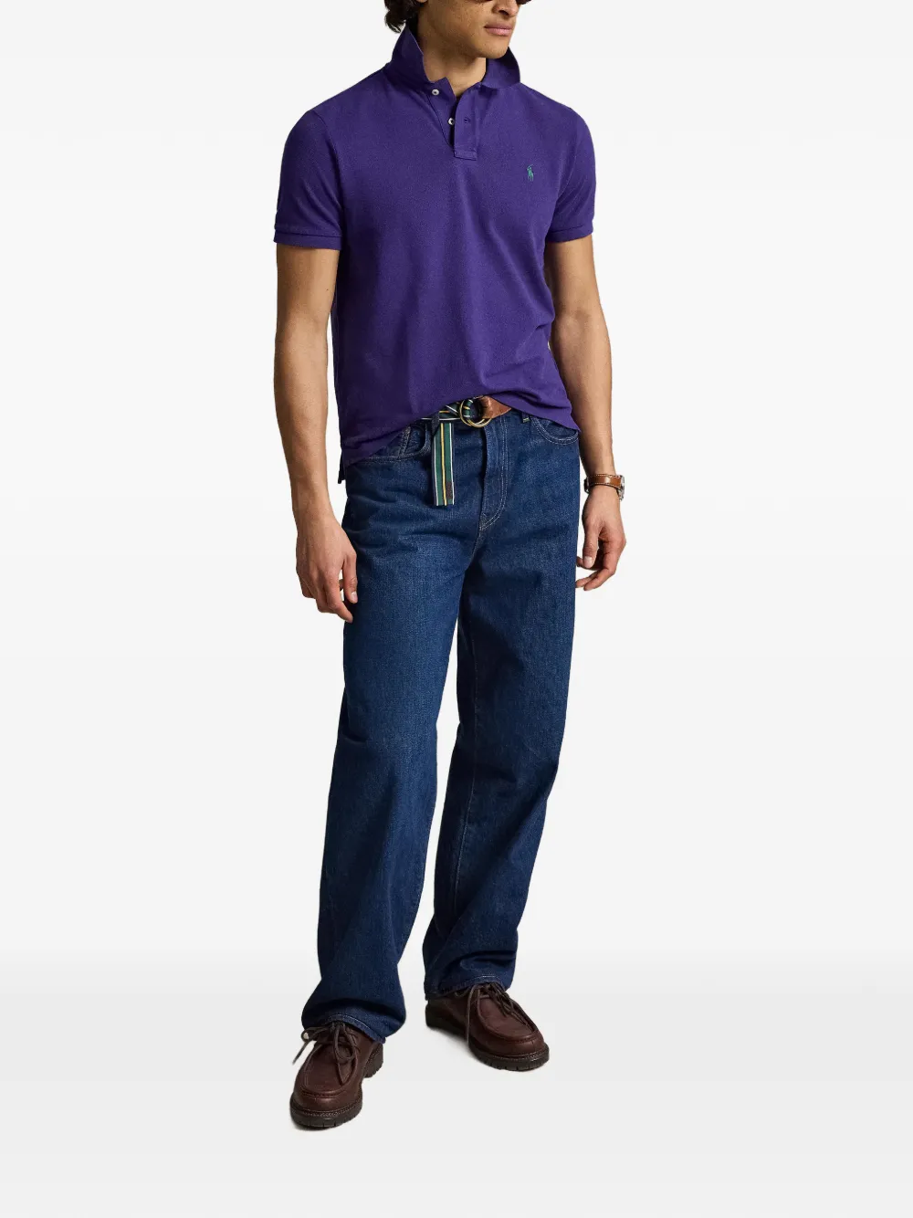 Polo Ralph Lauren Poloshirt met kenmerkend Polo Pony patroon Paars