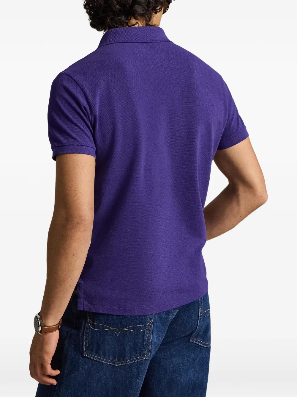 Polo Ralph Lauren Poloshirt met kenmerkend Polo Pony patroon Paars