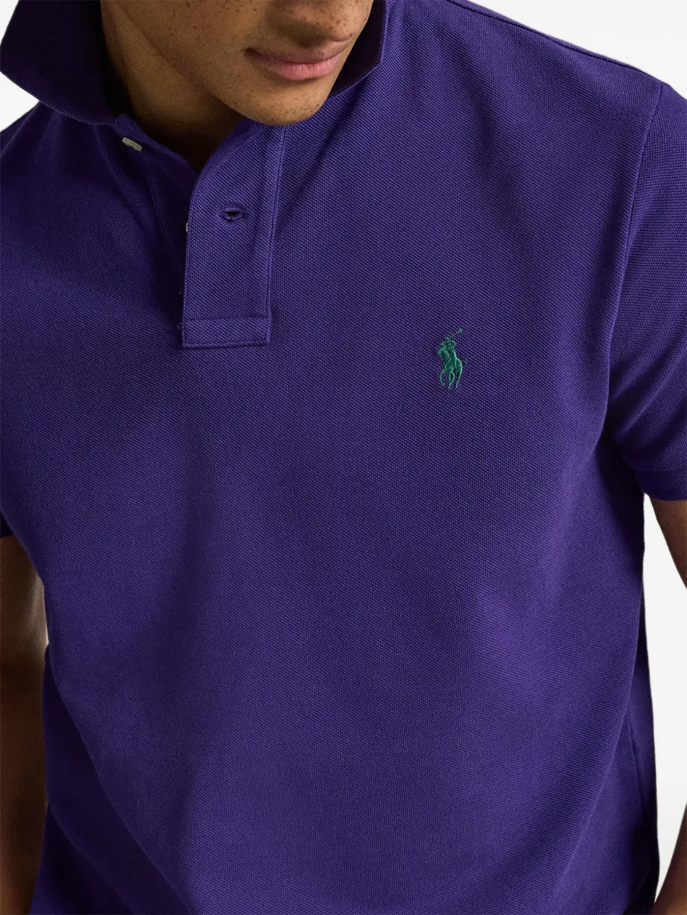 Polo Ralph Lauren Poloshirt met kenmerkend Polo Pony patroon Paars