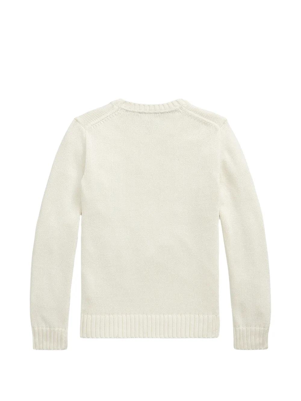 POLO RALPH LAUREN KIDS Sweater met geborduurd logo Beige