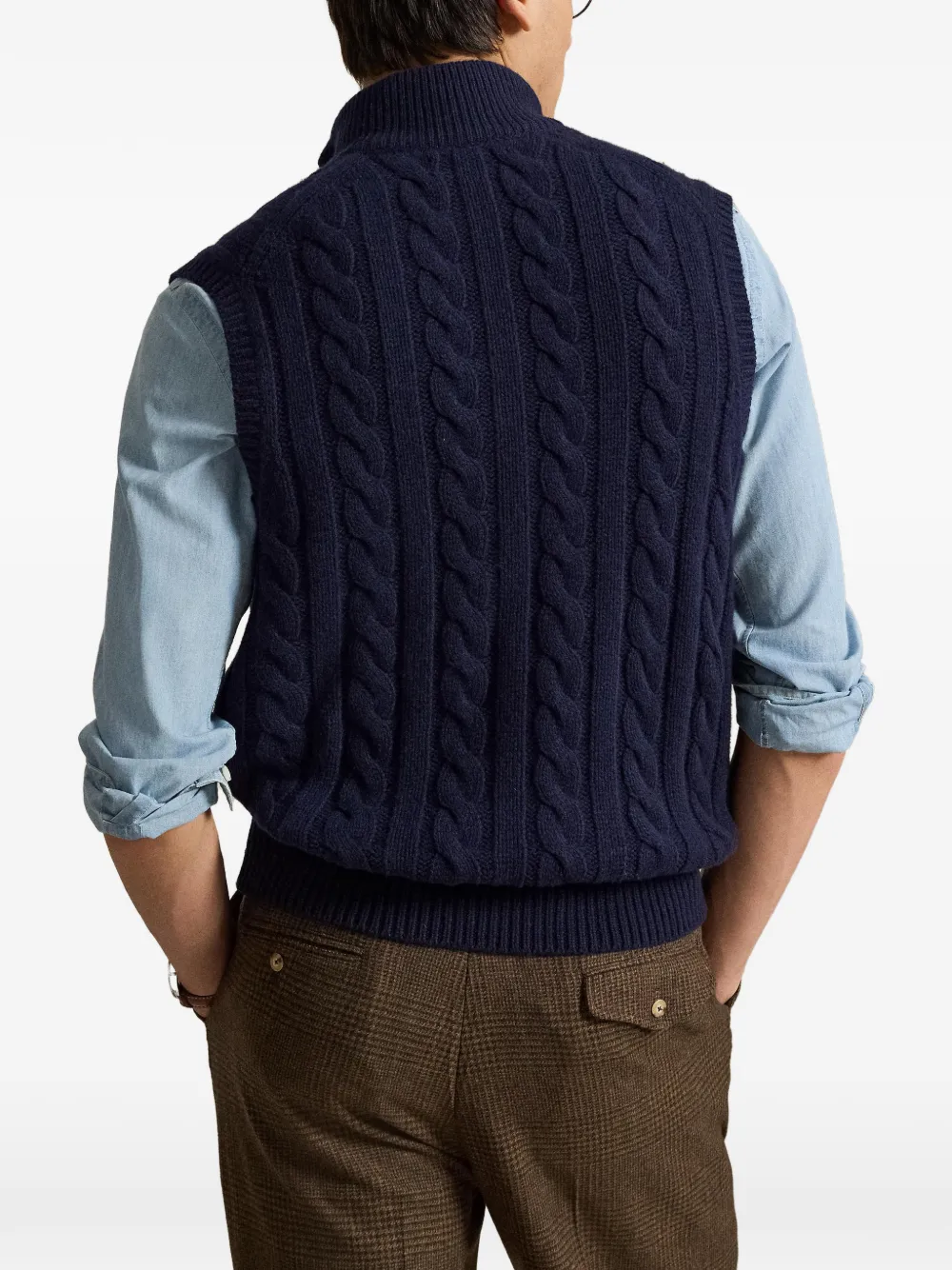 Polo Ralph Lauren Kabelgebreid vest Blauw