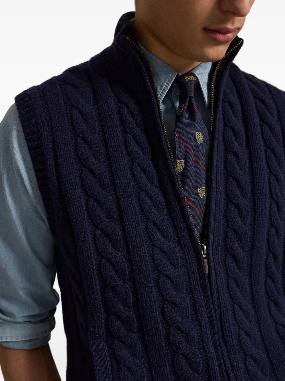 Polo Ralph Lauren Kabelgebreid vest Blauw