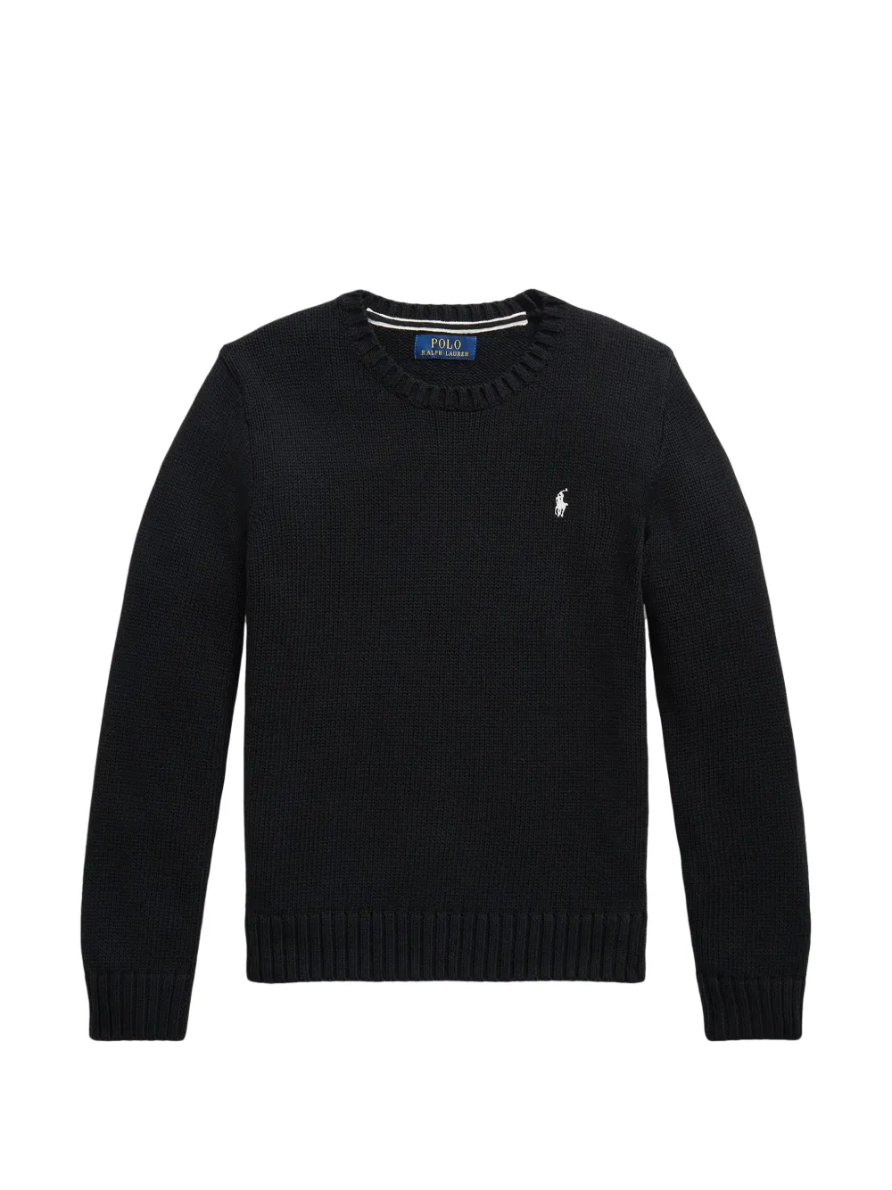 POLO RALPH LAUREN KIDS Maglione con logo ricamato - Nero
