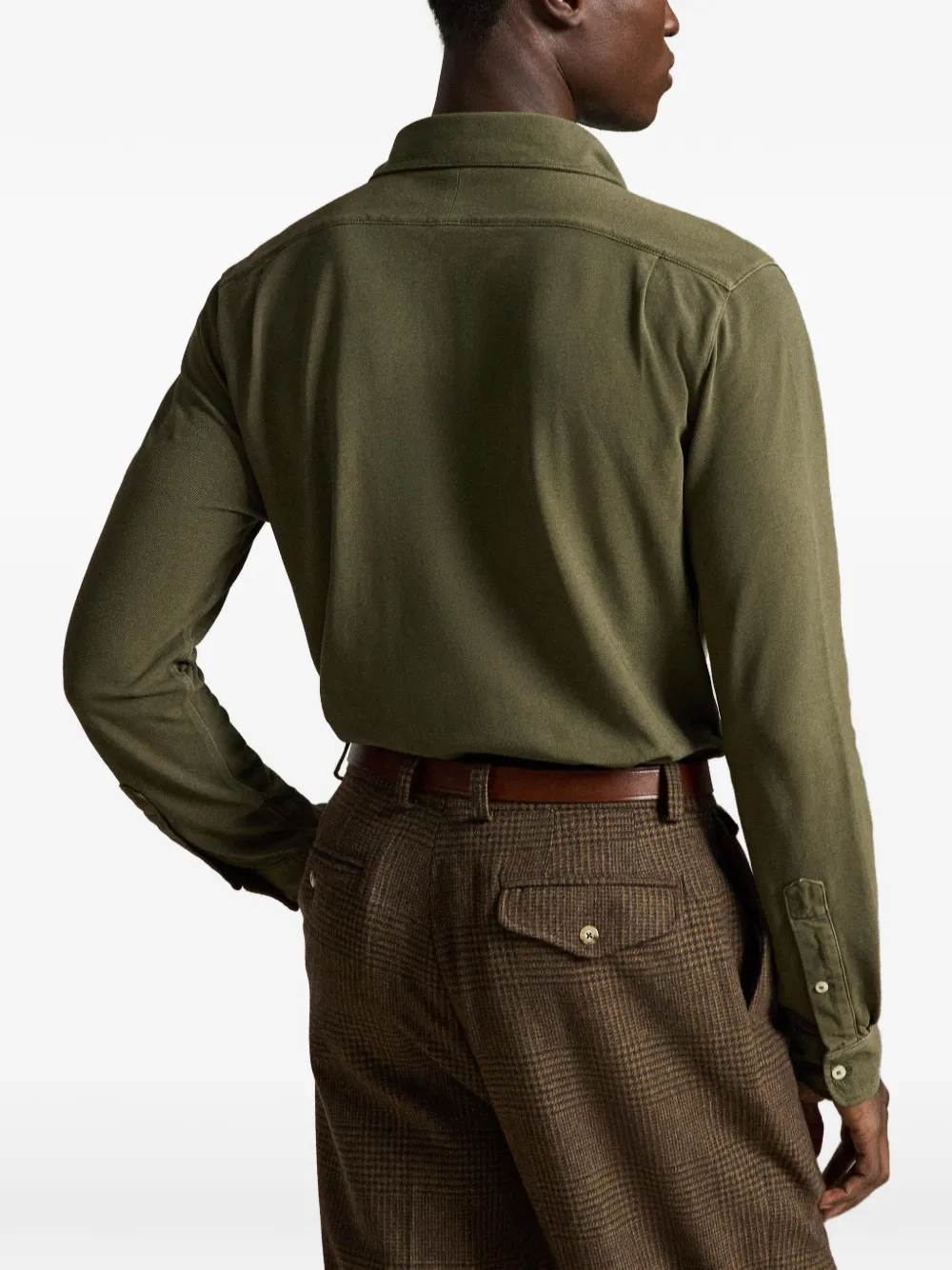 Polo Ralph Lauren Featherweight mesh overhemd Groen