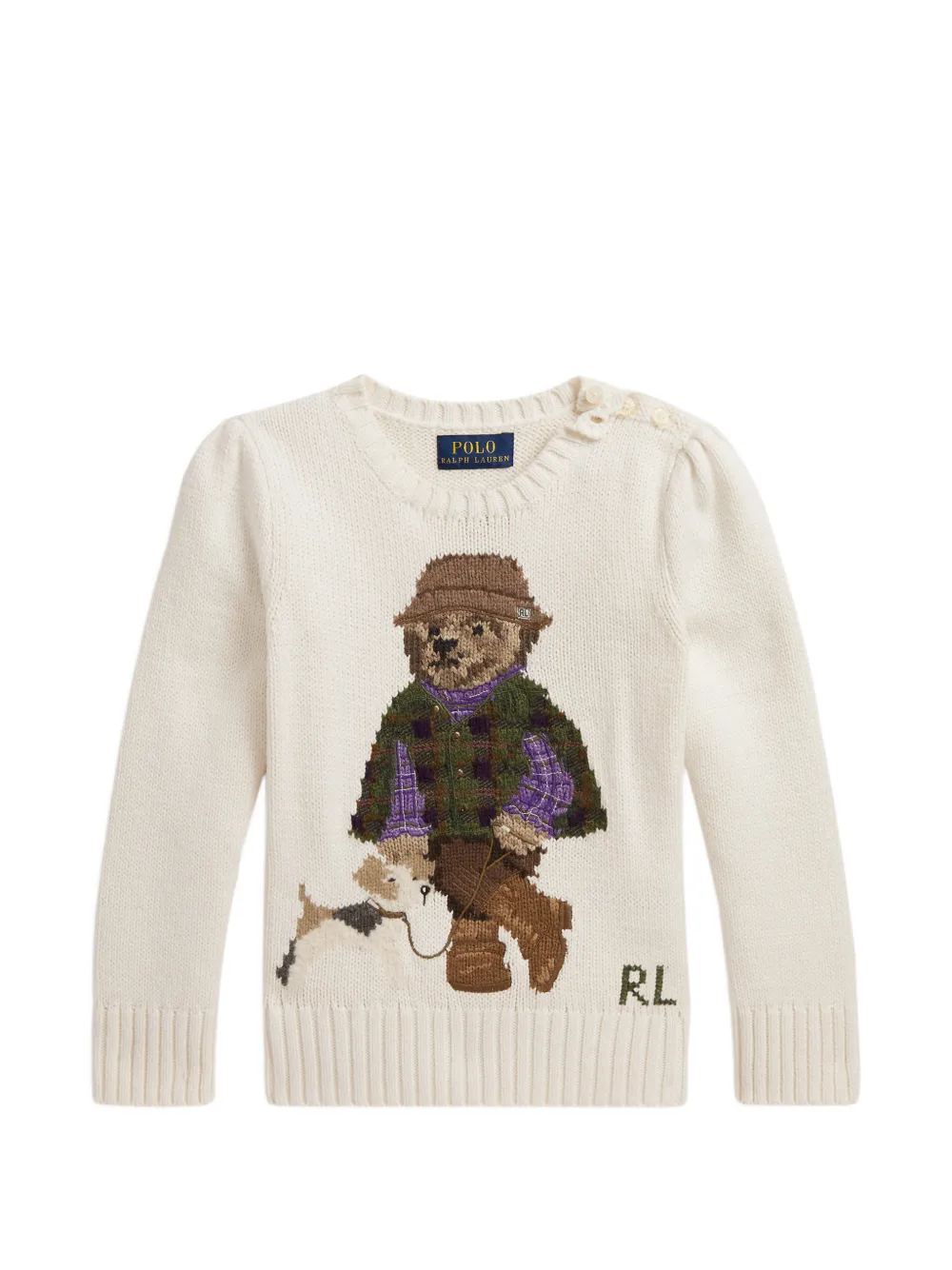 POLO RALPH LAUREN KIDS Maglione Polo Bear - Toni neutri