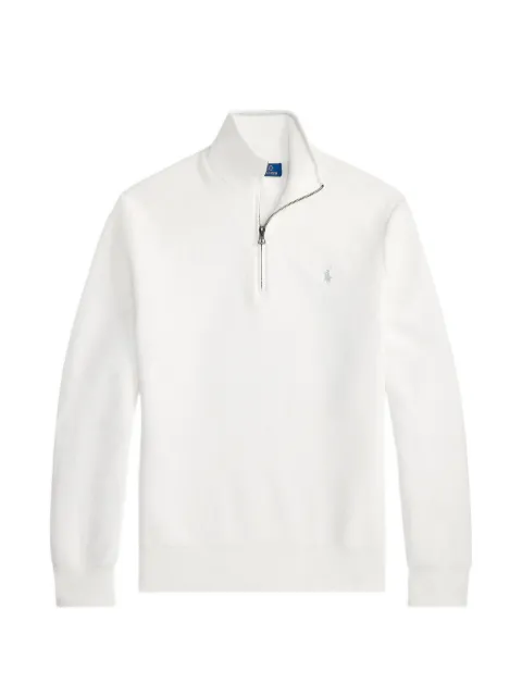 Polo Ralph Lauren 메시 니트 쿼터 지퍼 스웨터