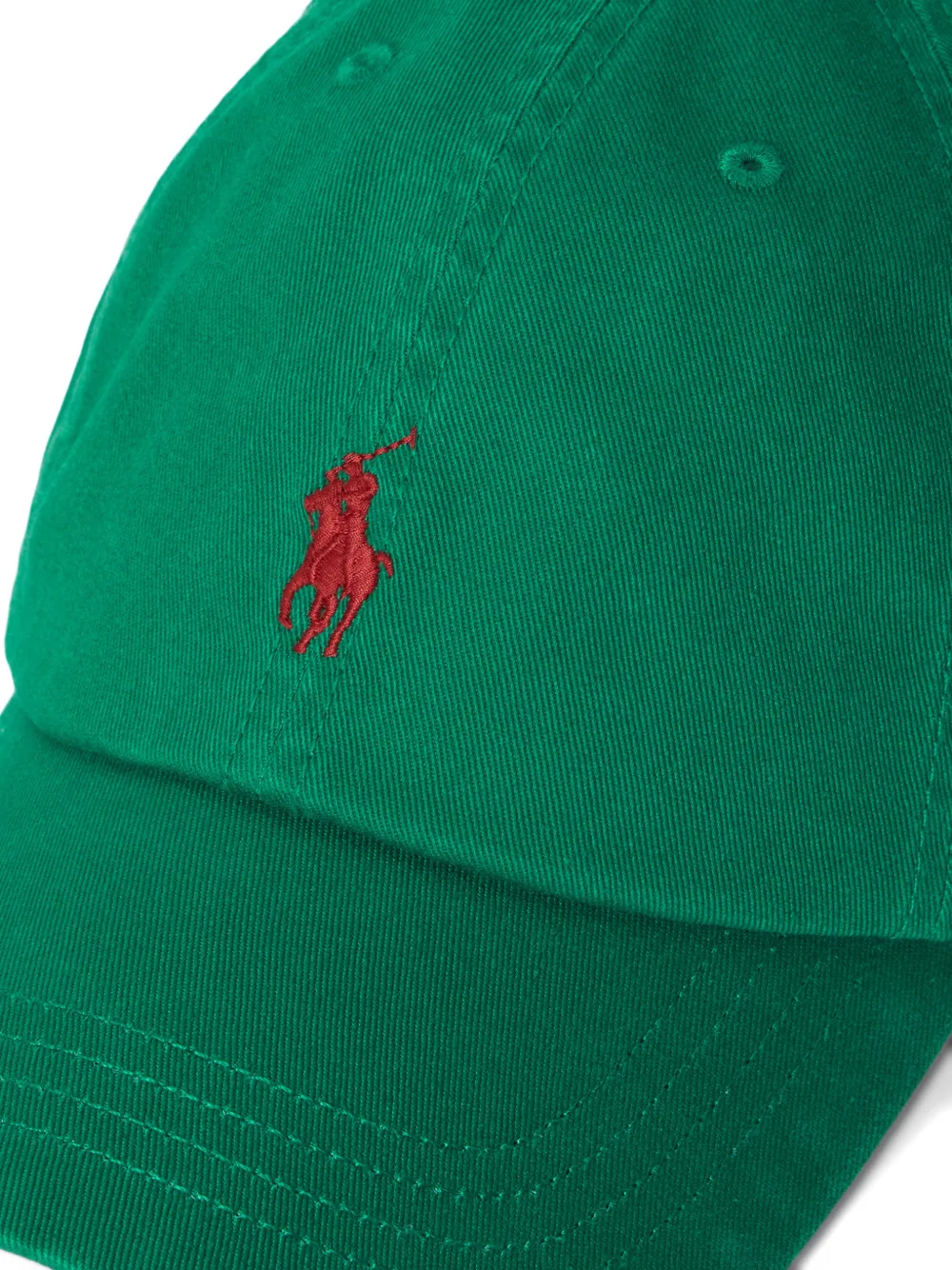 Polo Ralph Lauren Katoenen pet met borduurwerk Groen