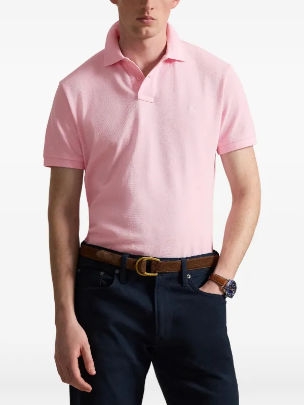 Polo Ralph Lauren logo-embroidered Polo Shirt | Pink | FARFETCH